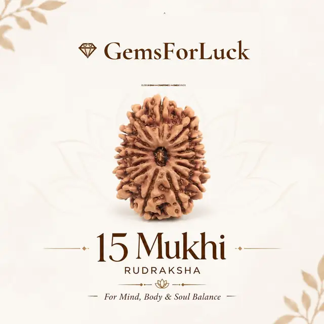 15 Faced Natural Nepali Rudraksha Beads