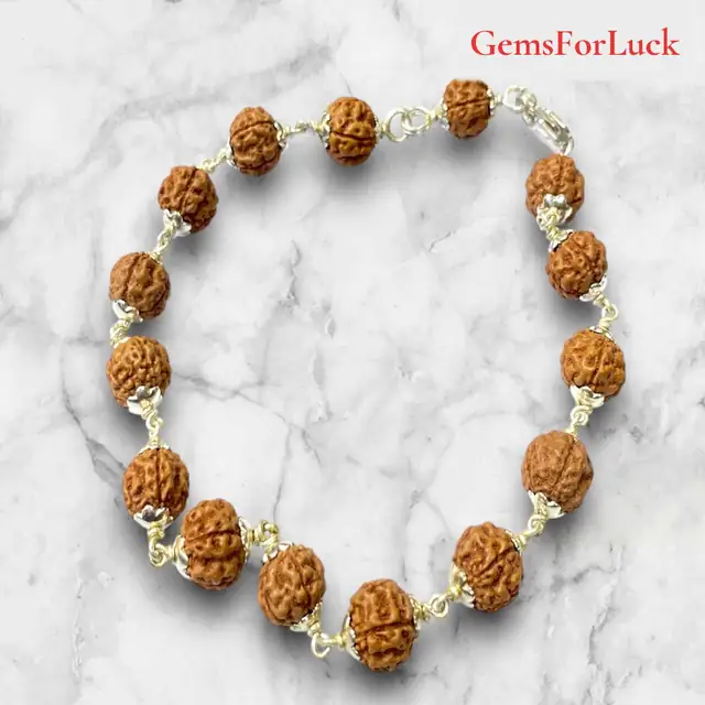 5 Mukhi Pure Silver Bracelet – image 6