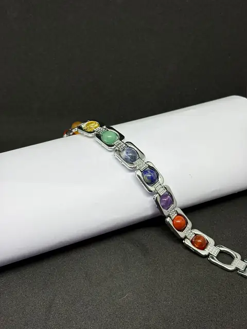 7 Chakra Crystal Bracelet for Stress Relief, Confidence, and Inner Peace – image 4