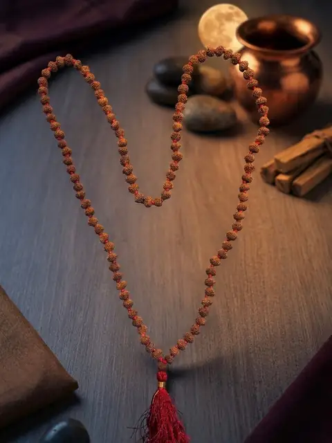 9 Mukhi Indonesian Rudraksha Mala