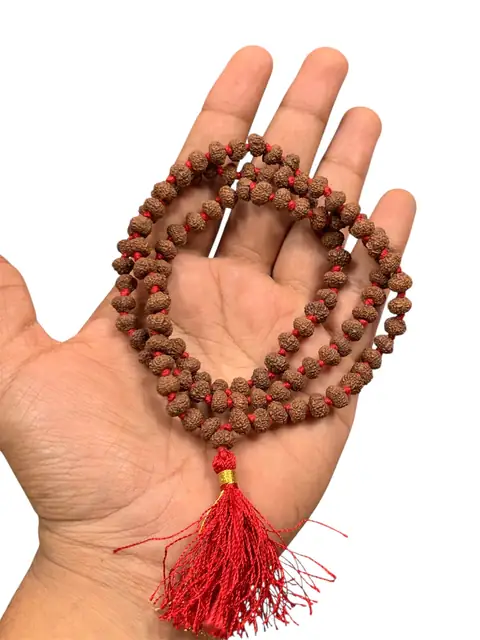 9 Mukhi Indonesian Rudraksha Mala – image 5