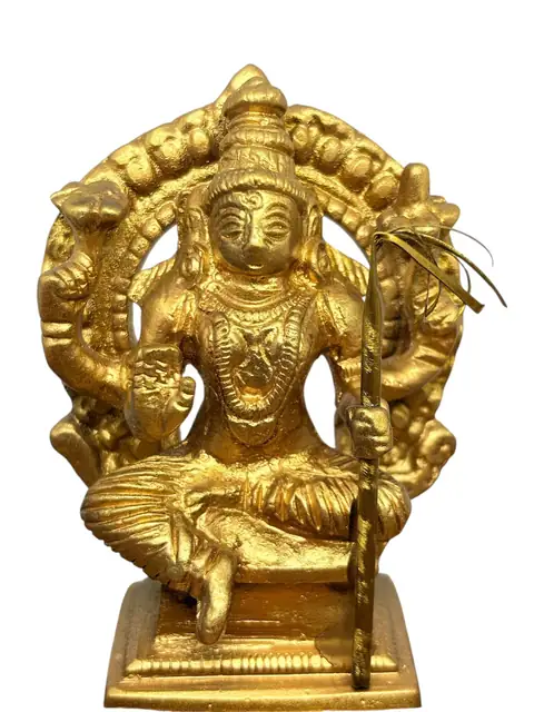 Beautiful Brass Ashtavaibhav Lakshmi Yantra Chowki with Meru Shree Yantra, 8 Devi Pillars. – image 6