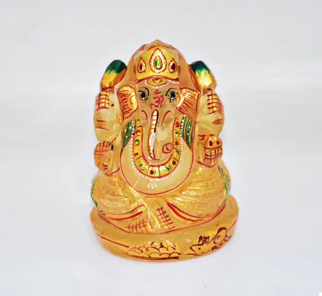Ganesha Idol In Rose Quartz – image 2