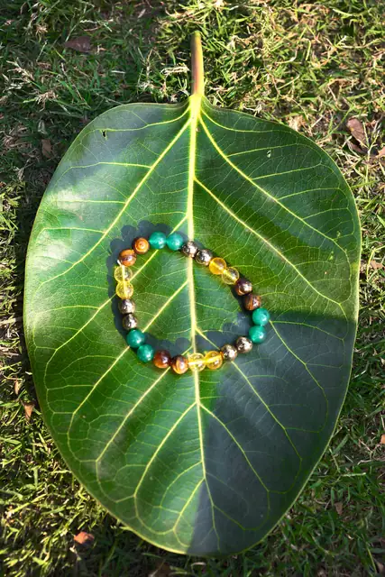 GemsForLuck Money Magnet Bracelet, Pyrite Tiger Eye Green Aventurine Citrine Wealth Bracelet 8 mm beads ergized by GemsForLuck For Unisex Adultads – image 7