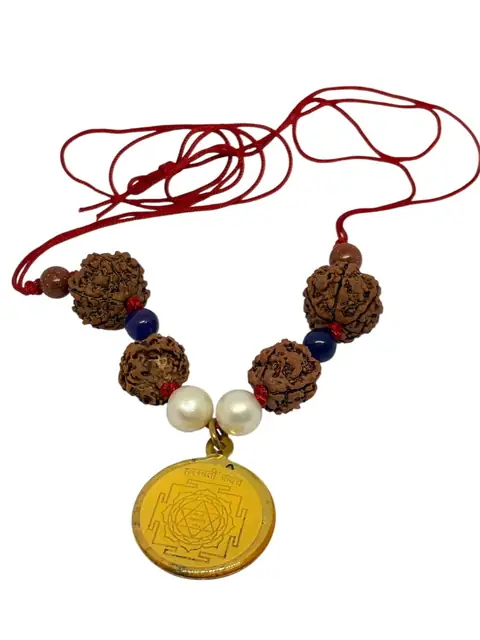 GemsForLuck Natural Saraswati Rudraksha Kawach (3,4 & 6 Mukhi Rudraksh) – image 2