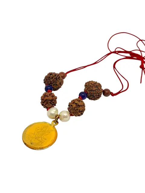 GemsForLuck Natural Saraswati Rudraksha Kawach (3,4 & 6 Mukhi Rudraksh) – image 4
