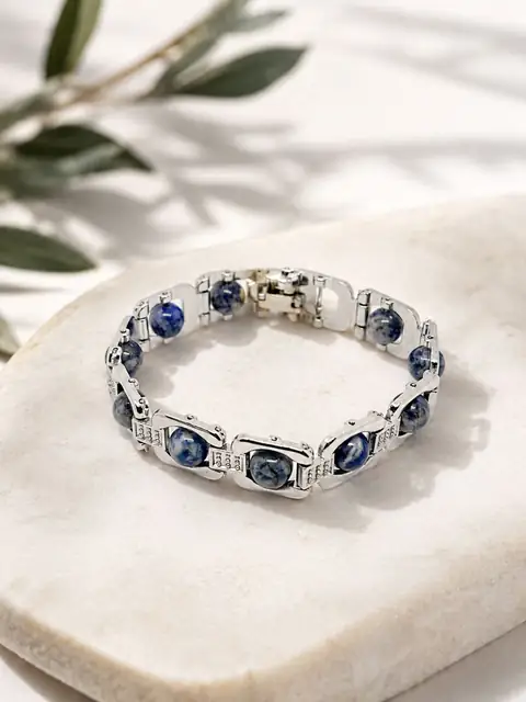 Lapis Lazuli Bracelet for Men & Women – image 4