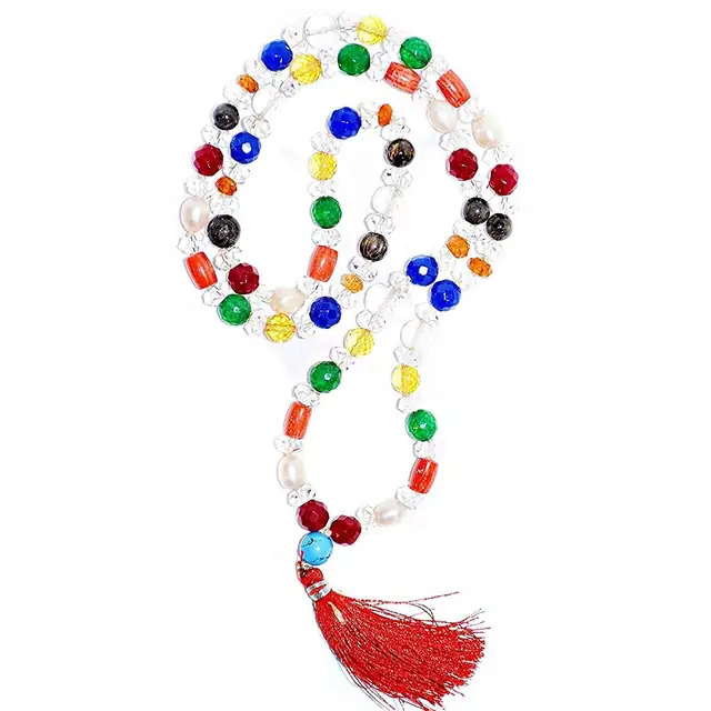 Navaratna Natural Beautiful NavRatna Gem Mala – image 3