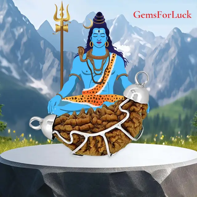 One Mukhi / Faced Half Moon Rudraksha / 1 mukhi caping Collector