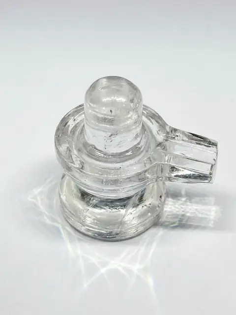 Pure Natural Sphatik Shivling with Jaladhari – image 2