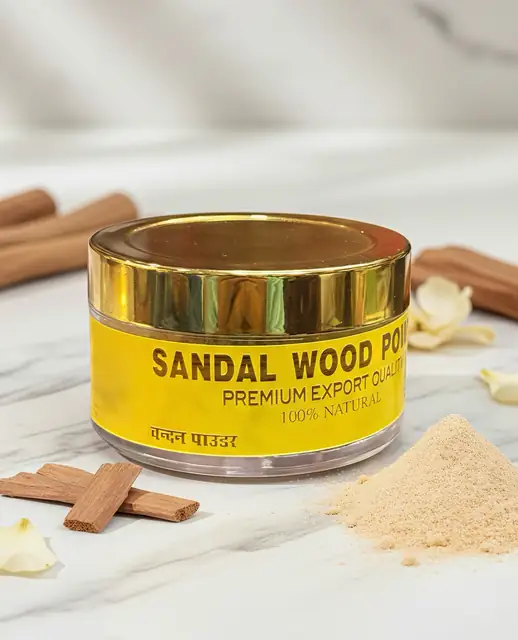 Pure Sandalwood Powder Combo (Pack of 2) – Red Sandalwood & White Sandalwood – image 2