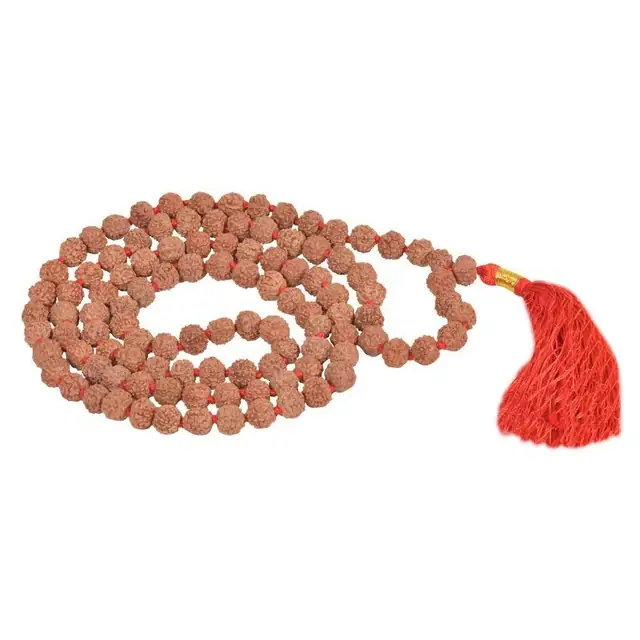 Rudraksha semi Pathariya Mala 108 Beads – image 4