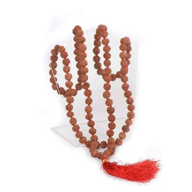 Rudraksha semi Pathariya Mala 108 Beads – image 6