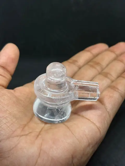 Sphatik Shivling (4 cm) with Jaladhari – Premium Crystal Shiva Lingam for Home Temple – image 6