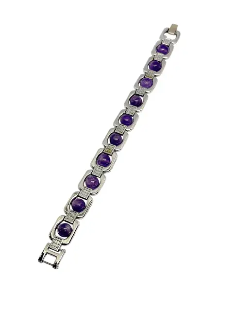 Stylish Amethyst Bracelet for Men & Women