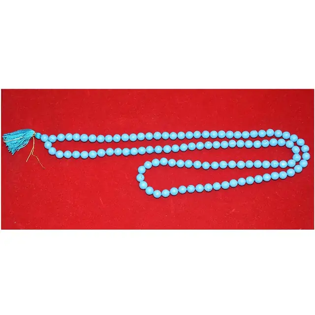 Turquoise/Firoza Hand Knotted Mala – image 5